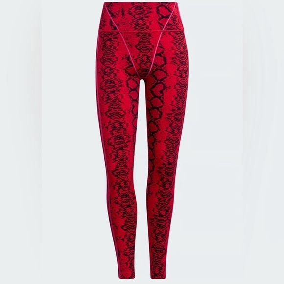 Red Snake Print Bralette - Picture 3 of 5